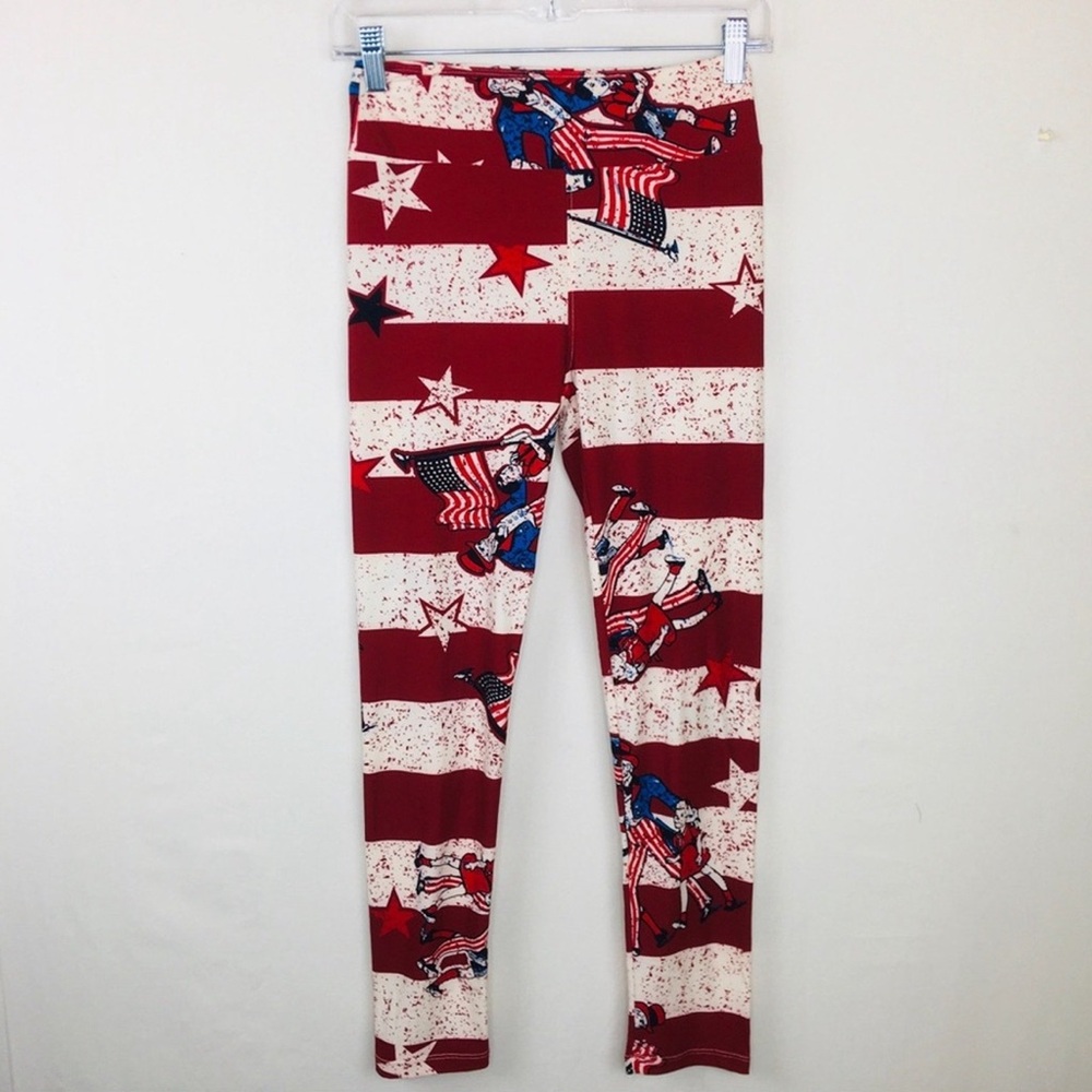 LuLaRoe | OS Patriotic Buttery Soft Leggings NWOT